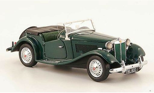 MG TD MkII 1/43 Neo green RHD 1950 diecast model cars