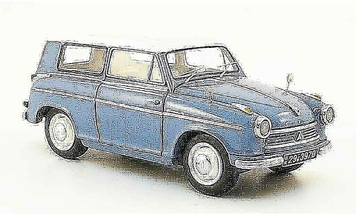 Lloyd Alexander Kombi 1/43 Neo Estate blue white 1958 diecast model cars