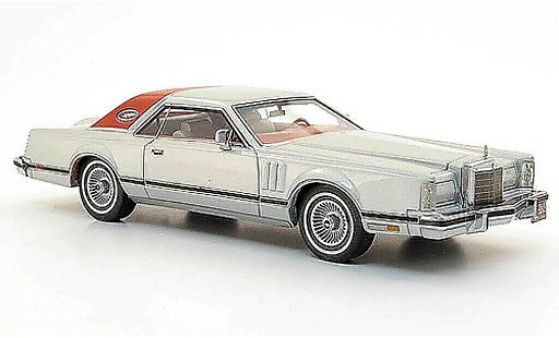 Lincoln Continental 1978 1/43 Neo Mark V Coupe grey /red diecast model cars