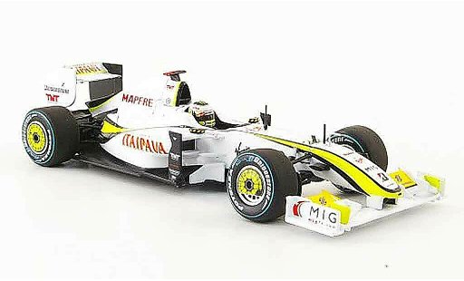 Mercedes F1 2009 1/43 Minichamps Brawn GP BGP001 No.22 J.Button GP Brasilien diecast model cars
