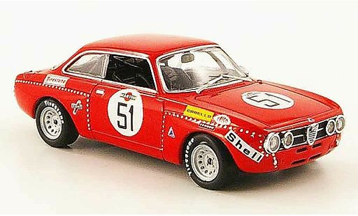 Alfa Romeo Giulia sprint gta 1/43 M4 GTAm no.51 dini dona spa 1973 diecast model cars