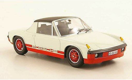 Porsche 914 Base 1/43 Schuco elfenbein/red diecast model cars