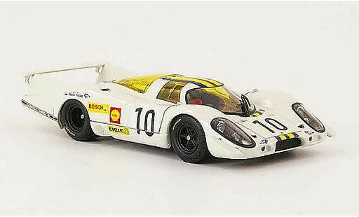 Porsche 917 1969 1/43 Ebbro No.10 white blue yellow 24h Le Mans diecast model cars