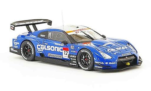 Nissan Skyline R35 1/43 Ebbro GT R No.12 Calsonic Super GT 2008 diecast model cars