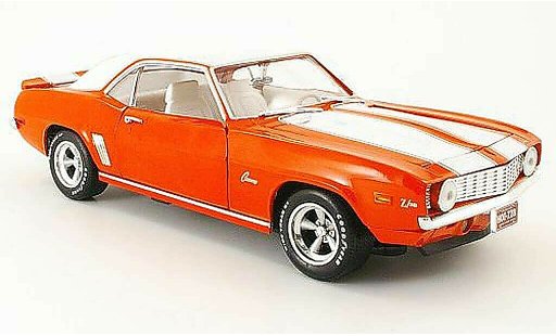 Chevrolet Camaro Z28 1/18 Ertl orange/white 1969 diecast model cars