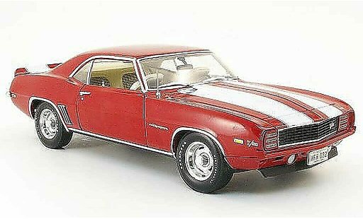 Chevrolet Camaro Z28 1/18 Highway 61 rs red/white 1969 diecast model cars