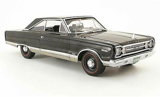 Plymouth Satellite 1967 1/18 Highway 61 black diecast model cars