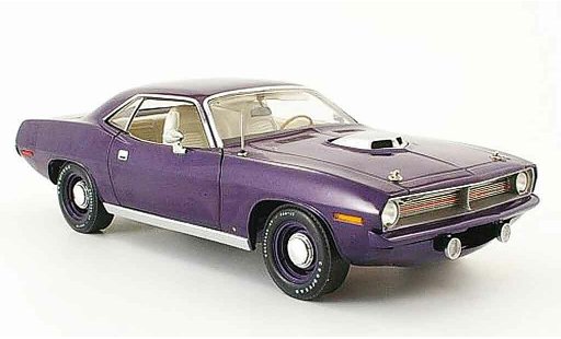 Plymouth Cuda 1970 1/18 Fairfield Mint hemi flieder diecast model cars