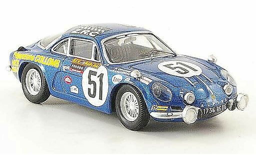 Alpine A110 rallye 1/43 Trofeu No.51 24h Le Mans 1968 B.Collomb / F.Lacarreau diecast model cars