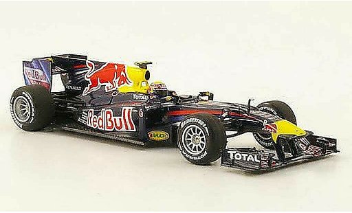 Renault F1 2010 1/43 Minichamps Red Bull RB6 No.6 M.Webber Saison diecast model cars