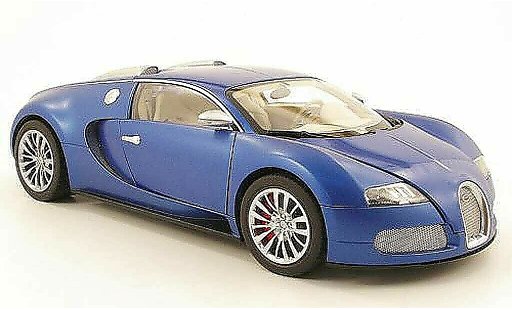 Bugatti Veyron Edition Centenaire 1/18 Autoart 16.4 eb blue blue/matt blue 2009 diecast model cars