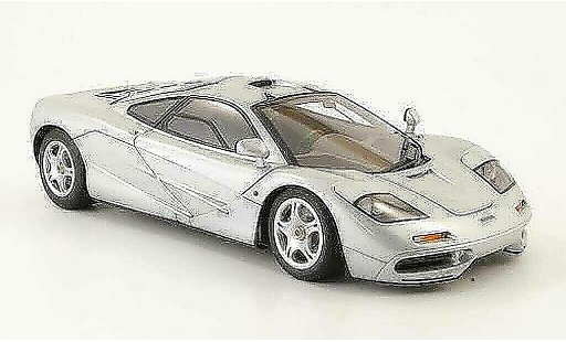 McLaren F1 GTR Short Tail 1/18 Autoart grey metallized street version 1994 diecast model cars