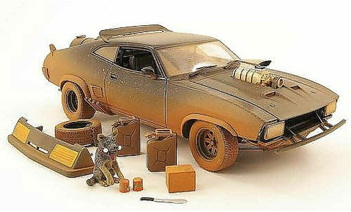 Mad Max ROAD WARRIOR INTERCEPTOR Interceptor 1/18 Autoart MAD MAX falcon xb gt black/verdreckt 1973 mad max 2 ultimate edition diecast model cars