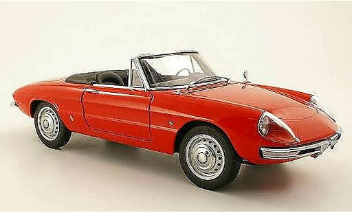 Alfa Romeo Spider Duetto 1600 1/18 Autoart Duetto Spider red 1966 diecast model cars