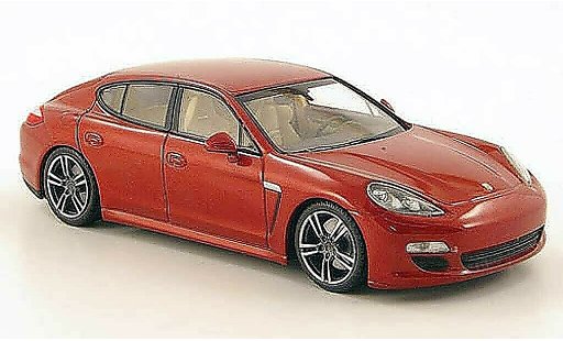 Porsche Panamera Base 1/43 Minichamps red 2010 diecast model cars