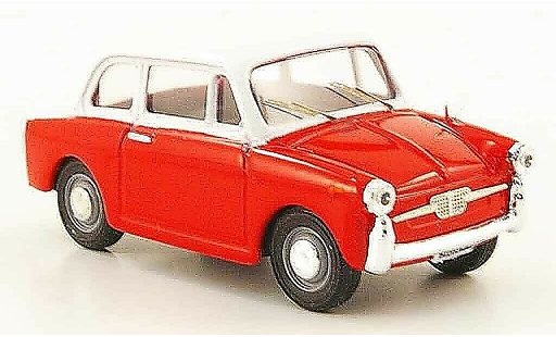 Autobianchi Bianchina berline 1/43 Progetto Berlina Special red white diecast model cars
