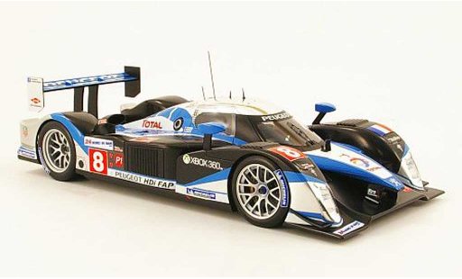 Peugeot 908 2009 1/18 Norev hdi fap no.8 24h le mans diecast model cars
