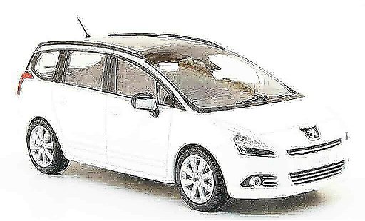 Peugeot 5008 Base 1/43 Norev white 2009 diecast model cars