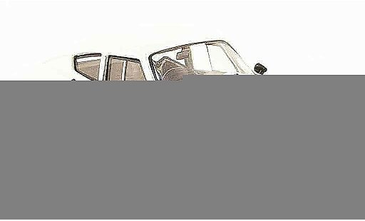 CG 1300 coupe 1/43 Nostalgie white 1973 diecast model cars