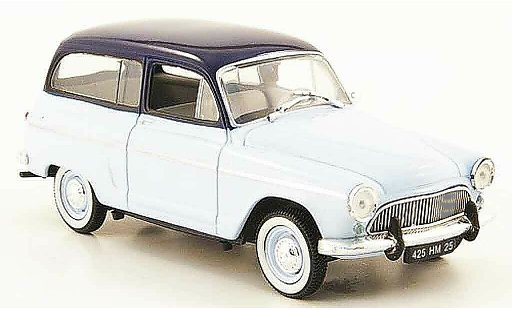 Simca Aronde Ranch 1/43 Nostalgie blue 1961 diecast model cars