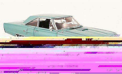 Dodge Coronet 1967 1/18 Highway 61 r/t 426 green diecast model cars