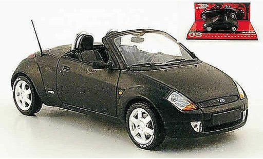 Ford Street Ka Cabriolet 1/43 Minichamps matt black 2003 diecast model cars