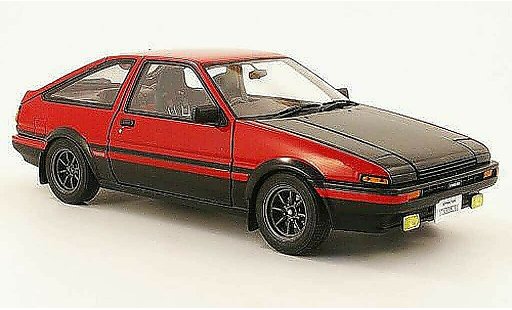 Toyota Trueno AE86 1/18 Autoart sprinter red/black diecast model cars