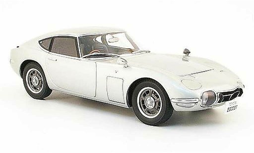 Toyota 2000 GT 1967 1/18 Autoart coupe grey diecast model cars
