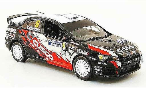 Mitsubishi Lancer Evolution X 1/43 Vitesse No.6 winner APRC Rally Hokkaido 2009 diecast model cars