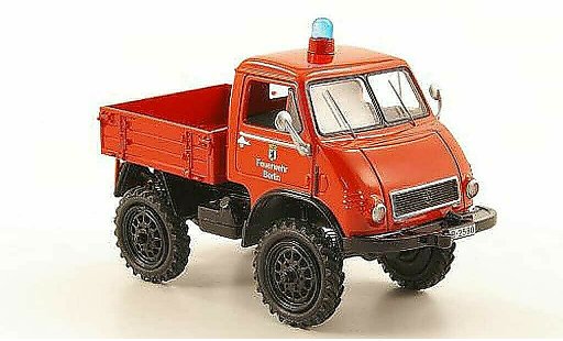 Mercedes Unimog 401-404 1/43 Schuco 401 flatbed pompier Berlin diecast model cars