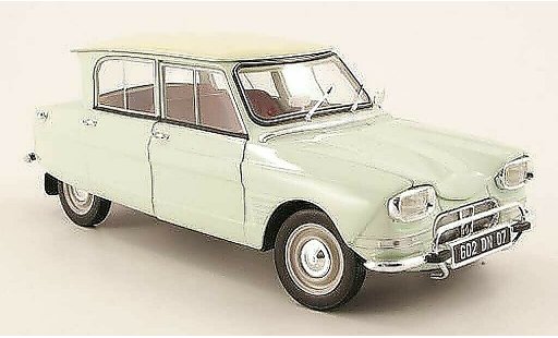 Citroen Ami 6 Berline 1/18 Norev green pastel/beige 1963 diecast model cars