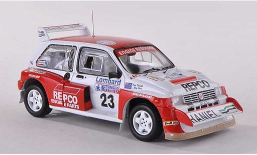 MG Metro 6R4 1/43 IXO No.23 Repco Rally Grande-Bretagne 1986 Teesdale/Horne diecast model cars