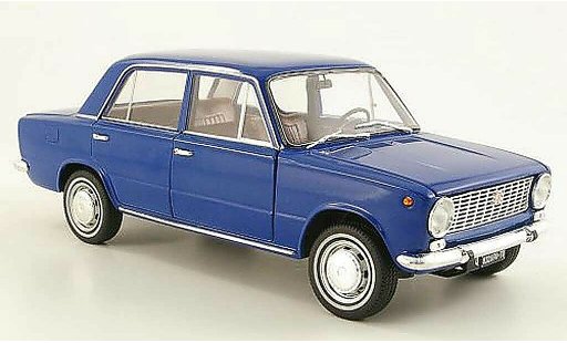 Fiat 124 Limousine 1/18 IST Models blue 1966 diecast model cars