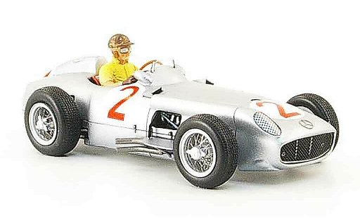 Mercedes W 196 Base 1/43 Spark No.2 J.M.Fangio GP Monaco 1955 diecast model cars
