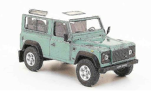 Land Rover Defender Base 1/43 Cararama green white diecast model cars