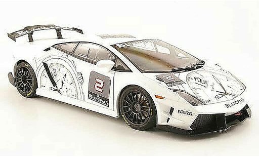 Lamborghini Gallardo LP560-4 LP560-4 1/18 Autoart super trofeo no.2 blancpain white 2009 diecast model cars