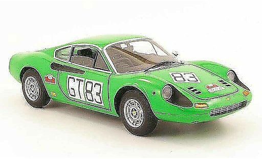 Ferrari Dino GT 1/18 Hot Wheels Elite dino no83 1000km nurburgring 1971 diecast model cars