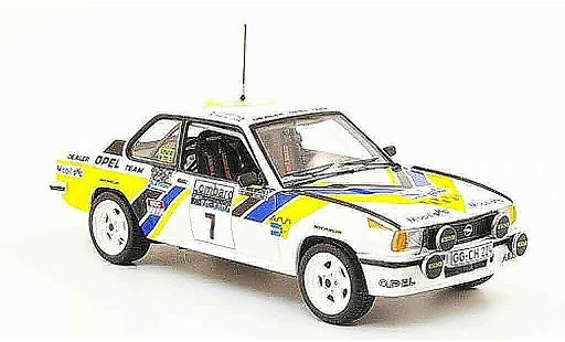 Opel Ascona B 400 1/43 Schuco no.7 rac rallye 1980 diecast model cars