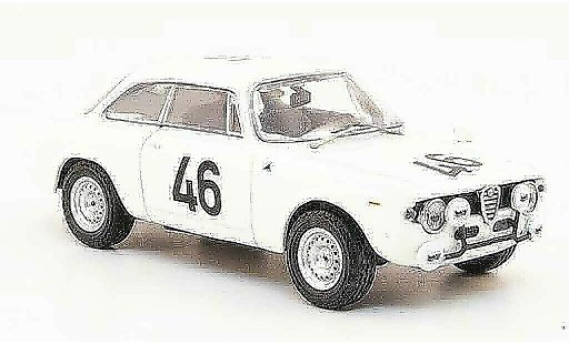 Alfa Romeo Giulia sprint gta 1/43 M4 1600 no.46 zolder 1967 diecast model cars