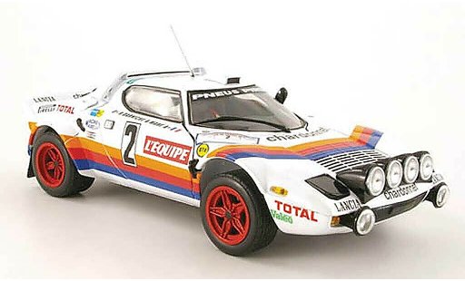 Lancia Stratos HF 1/18 Sun Star rallye no.2 total tour de france 1981 diecast model cars