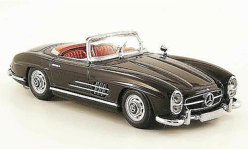 Mercedes 300 Roadster 1/43 Minichamps black 1957 diecast model cars