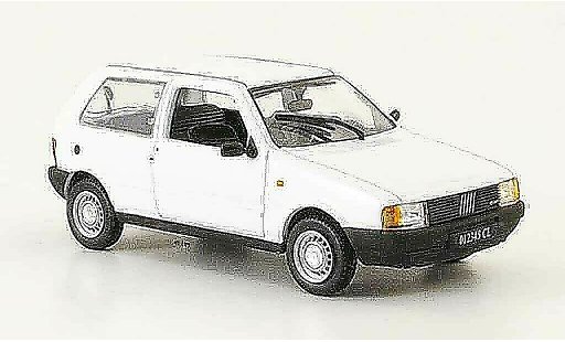 Fiat Uno Berlina 1/43 Norev white 1983 diecast model cars