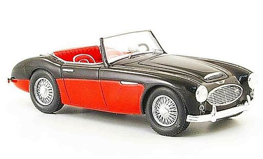 Austin Healey 100 /6 od bn6 1/43 Spark black red 1957 diecast model cars