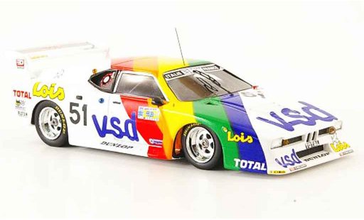 Bmw M1 1981 1/43 Spark No.51 v s d 24h Le Mans diecast model cars