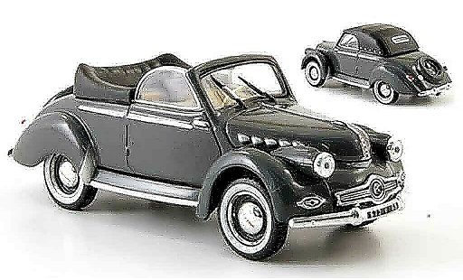Panhard Dyna X 1951 1/43 Norev Convertible grey diecast model cars