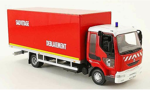 Renault Midlum Base 1/43 Norev pompiers sauvetage deblaiment pompier diecast model cars