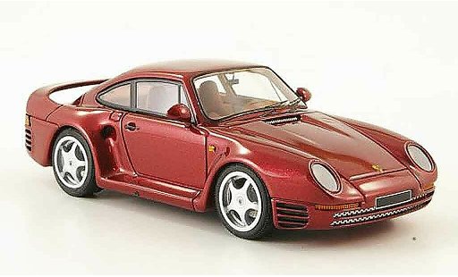 Porsche 959 1984 1/43 Look Smart red diecast model cars