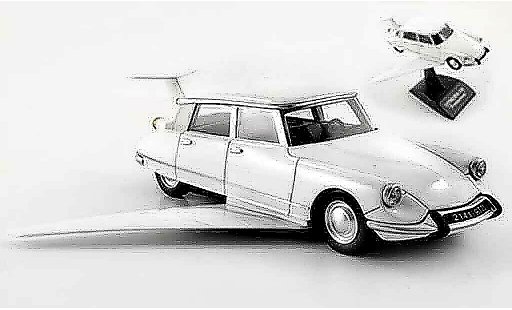 Citroen DS Berline 1/43 Provence Moulage fantomas white diecast model cars