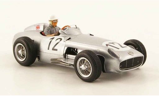Mercedes W 196 Base 1/43 Spark No.12 winner GP Great Britain 1955 diecast model cars