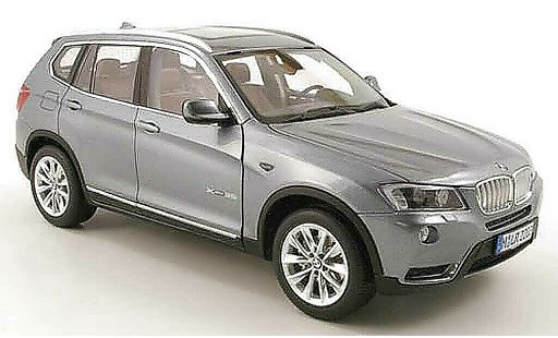 Bmw X3 F25 1/18 Norev grey 2010 diecast model cars